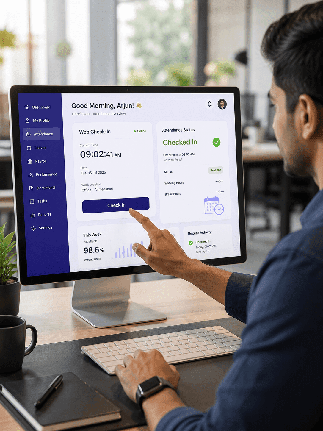 Web check-in